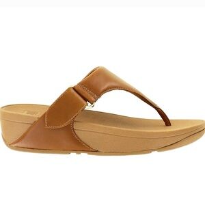 FitFlop SARNA Light Tan Leather Sandals 8M- NWT